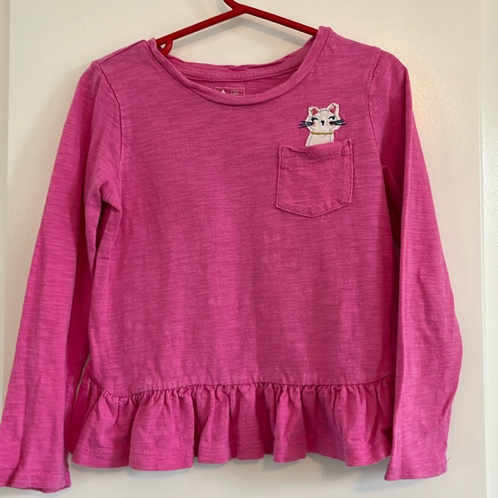 Gap ruffle top size 5